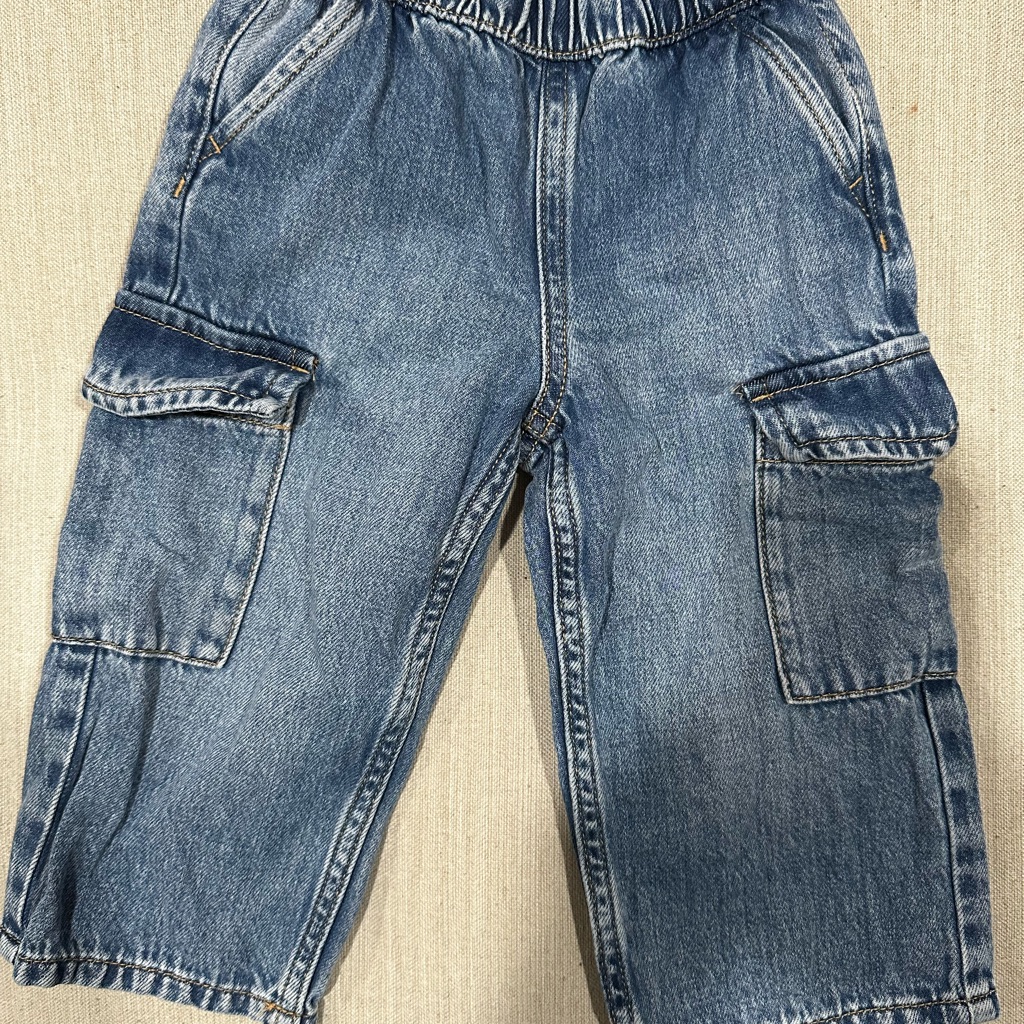 Zara Cargo Denim Jeans